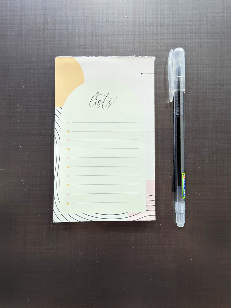 Fridge Grocery List Pad