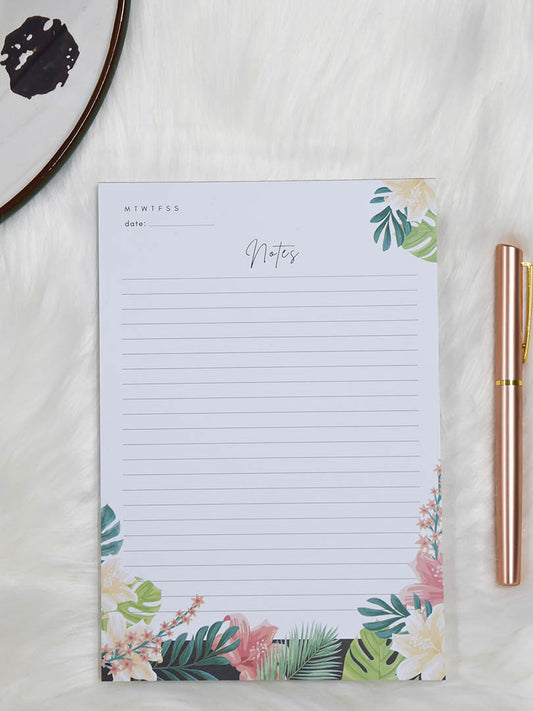 Floral Notes Pad