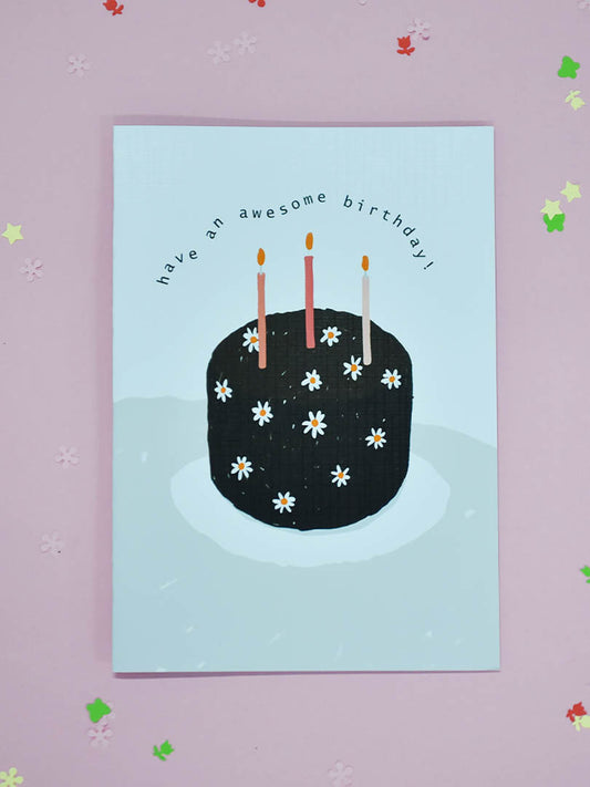 Awesome Birthday Greeting Card