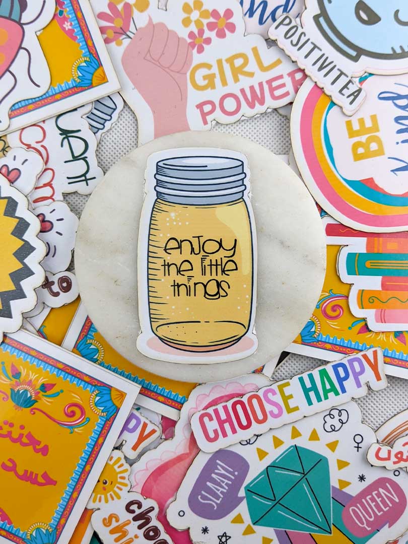 Enjoy the little things Sticker