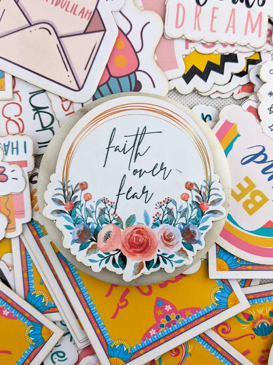 Faith over Fear Sticker