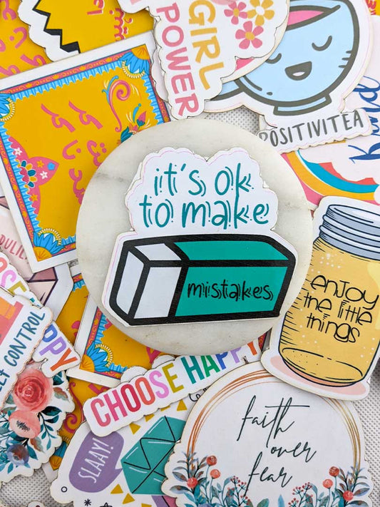 It's ok to make mistakes Sticker