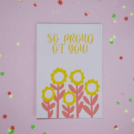 Proud of you Greeting Card