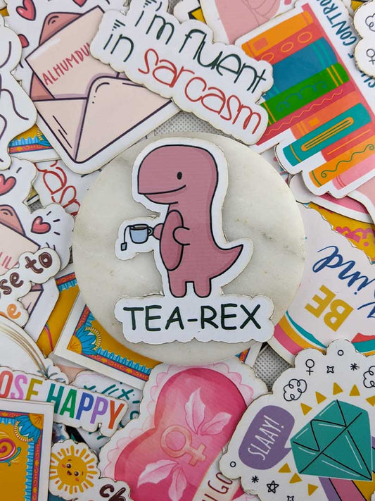 Tea-Rex Sticker